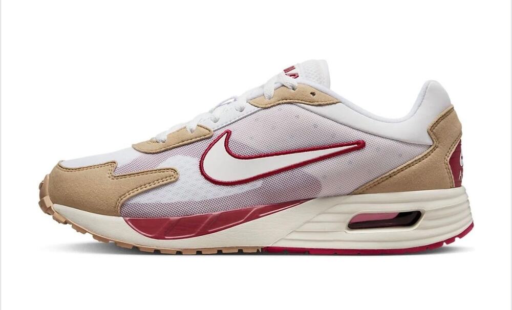 Nike Air Max Solo – White / Hemp / Noble Red
